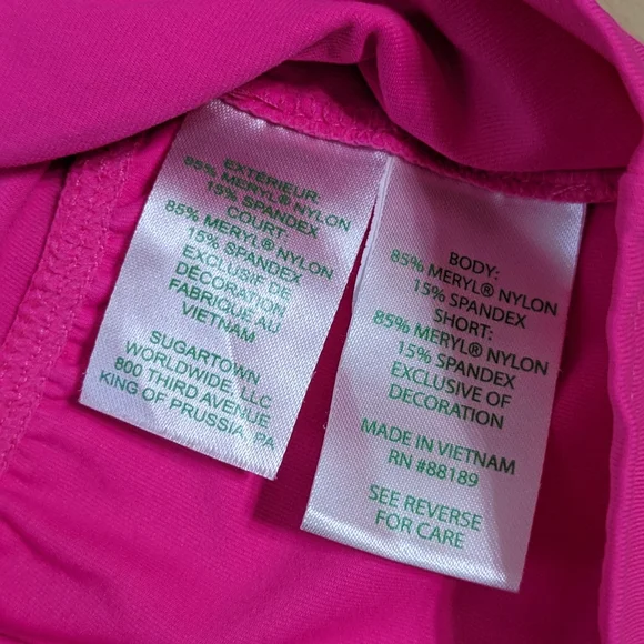 EUC! Lilly Pulitzer Luxletic Fern Skort Pink Grenadine Size XS - Picture 10 of 13